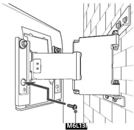 SONY SUWL830 - Installing the TV on the wall - 9