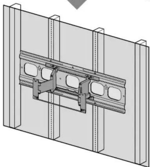 SONY SUWL830 - Pull out the arm of the bracket to the end. - 2