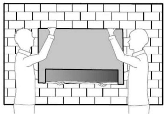 SONY SUWL830 - Installing the TV on the wall - 3
