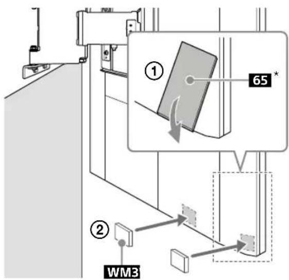 SONY SUWL830 - Installing the TV on the wall - 10