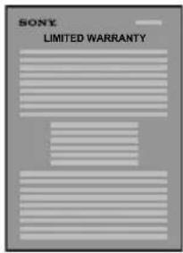 SONY SUWL830 - Supplied items - 12
