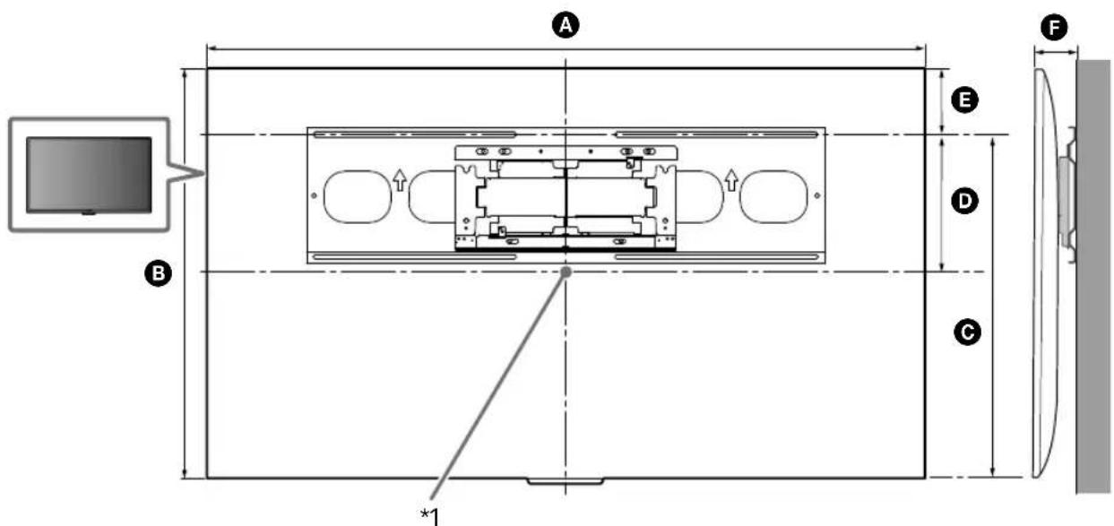 SONY SUWL830 - Decide on the installation location. - 1