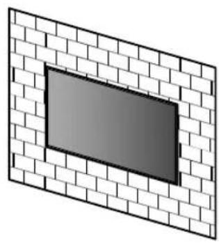 SONY SUWL830 - B Fixation du Support de fixation murale au béton solide ou bloc de béton - 1