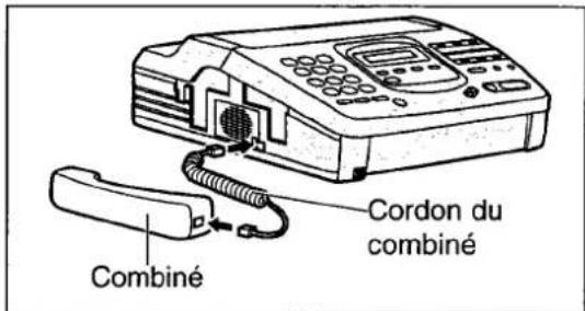 PANASONIC KXF2681BL - Installation du support du combiné - 1