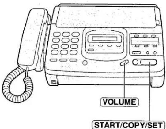 PANASONIC KXF2681BL - Volume de la sonnerie - 1