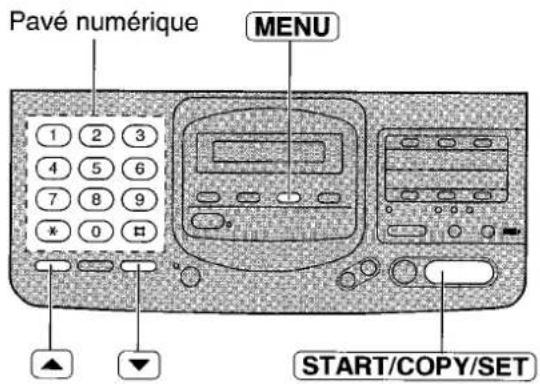 PANASONIC KXF2681BL - Réglage de l'impression du rapport de transmission - 1