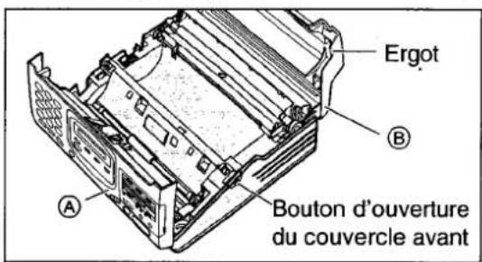 PANASONIC KXF2681BL - Installation du support du combiné - 2
