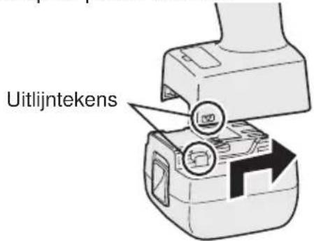PANASONIC EYFLA1 - Bevestigen en verwijderen van de accu - 1