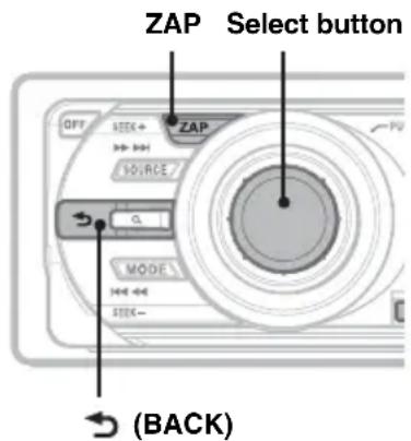 SONY CDXGT64UIW - Searching a track by listening to track passages — ZAPPIN™ - 1
