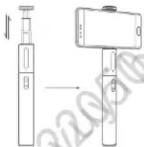 HUAWEI Selfie Stick - Ziehen Sie die Teleskopstange aus - 1