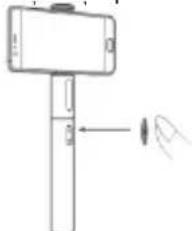 HUAWEI Selfie Stick - Apasati butonul pentru luma de umplere (optional) - 1