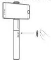 HUAWEI Selfie Stick - 3.Drucken Sie die Aufhellungs-Taste (bei Bedarf) - 1