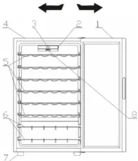 HOOVER HWC 150 EELWN - PORTA REVERSIVE - 1
