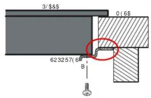 HOOVER HIE844SB1 - Adjusting the bracket position - 3