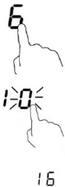 HOOVER HIE844SB1 - Wenn der Timer auf einer Zone eingestellt ist: - 1