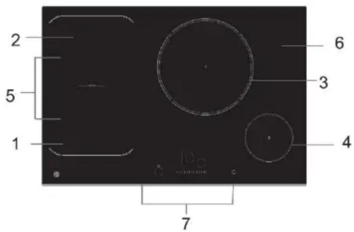 HOOVER HIE844SB1 - Set fra oven - 1
