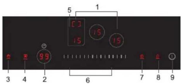 HOOVER HIE844SB1 - Bedienfeld - 1