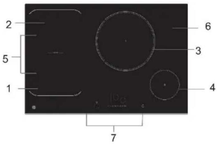 HOOVER HIE844SB1 - Sett oveninfra - 1
