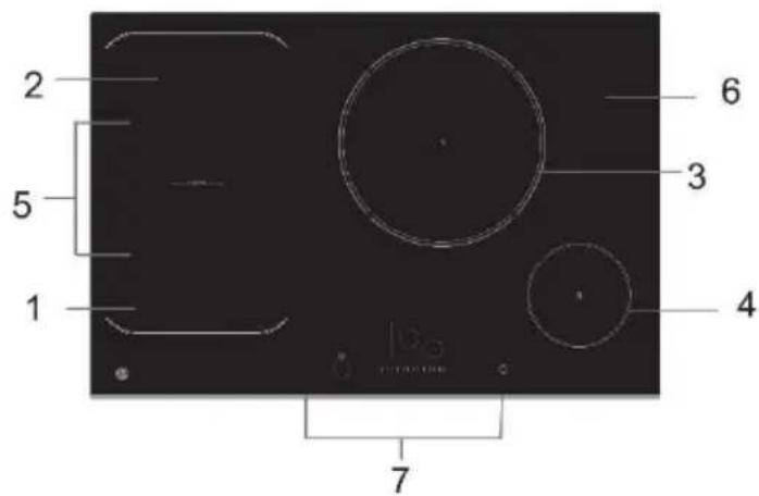 HOOVER HIE844SB1 - Vista superior - 1