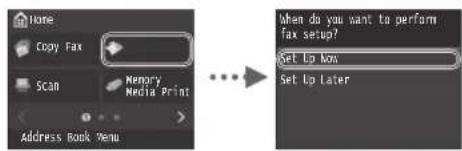 CANON imageCLASS MF729Cdw - Specify the initial fax settings. - 1