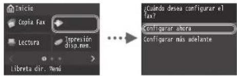 CANON imageCLASS MF729Cdw - Específ que la confi guración inicial de fax. - 1