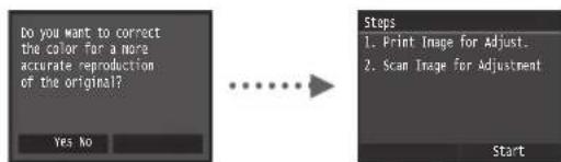 CANON imageCLASS MF729Cdw - Correcting the gradation - 1