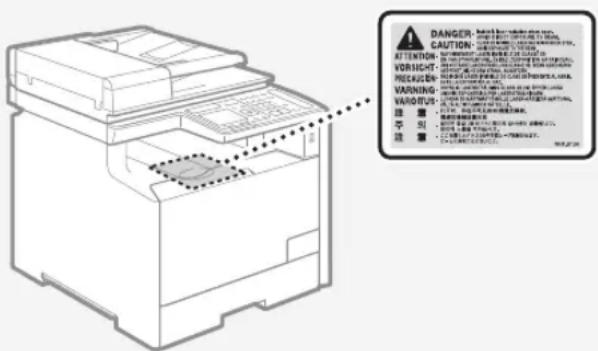 CANON imageCLASS MF729Cdw - CAUTION - 1