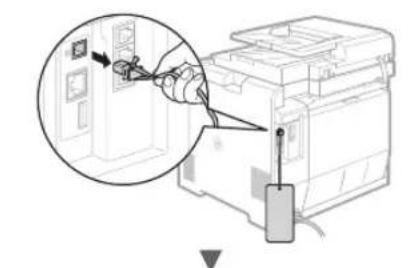 CANON imageCLASS MF729Cdw - Conexión con un cable USB - 1