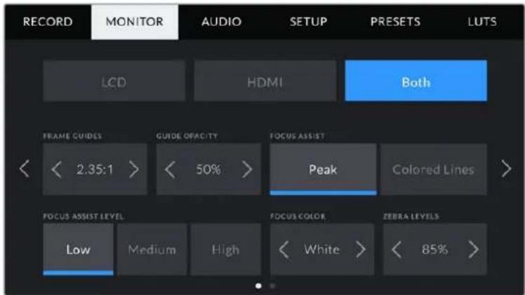 Blackmagic Design Pocket Cinema Camera 4K - Both Monitor Settings 1 - 1