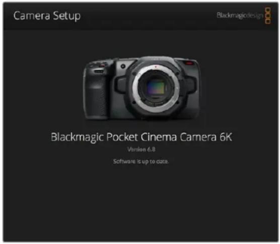 Blackmagic Design Pocket Cinema Camera 4K - Updating Camera Software – Mac - 1