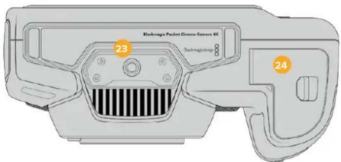 Blackmagic Design Pocket Cinema Camera 4K - 力X为底 面 - 1