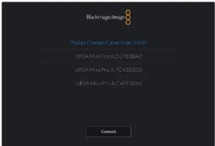 Blackmagic Design Pocket Cinema Camera 4K - So koppeln Sie ihre Kamera erstmalig kabellos mit einem iPad: - 1