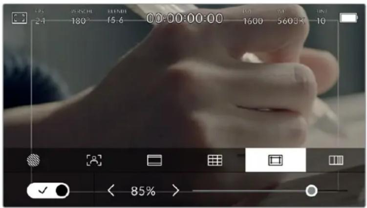 Blackmagic Design Pocket Cinema Camera 4K - Schutzbereichsinien - 1