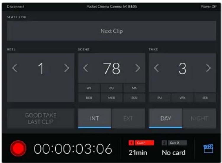 Blackmagic Design Pocket Cinema Camera 4K - Contrôler votreamera avec l'application Blackmagic Camera Control - 2
