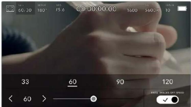 Blackmagic Design Pocket Cinema Camera 4K - Fréquence d'images du capteur - 1