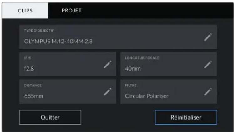 Blackmagic Design Pocket Cinema Camera 4K - Données de l'objet - 1