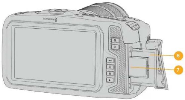 Blackmagic Design Pocket Cinema Camera 4K - Rechte Kameraseite - 1