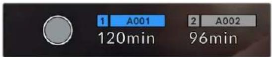 Blackmagic Design Pocket Cinema Camera 4K - Recording Time Remaining - 1
