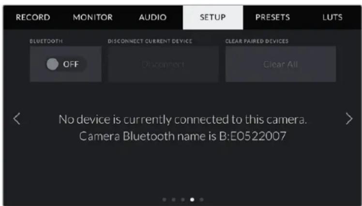 Blackmagic Design Pocket Cinema Camera 4K - Setup Settings Page 4 - 1