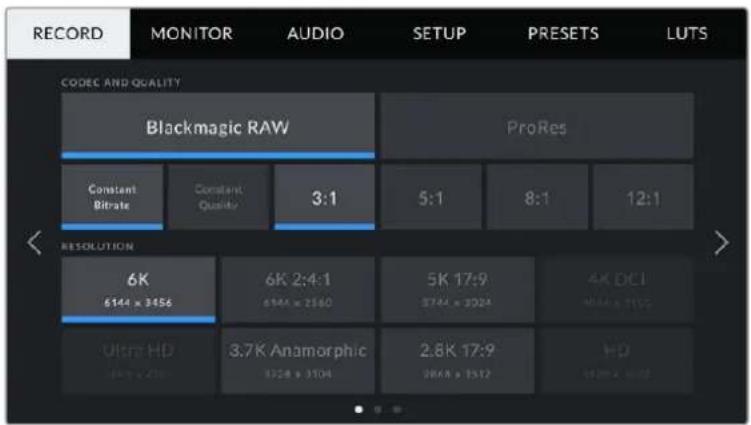 Blackmagic Design Pocket Cinema Camera 4K - Dashboard - 1