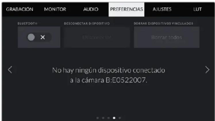 Blackmagic Design Pocket Cinema Camera 4K - Ajustes generales 4 - 1