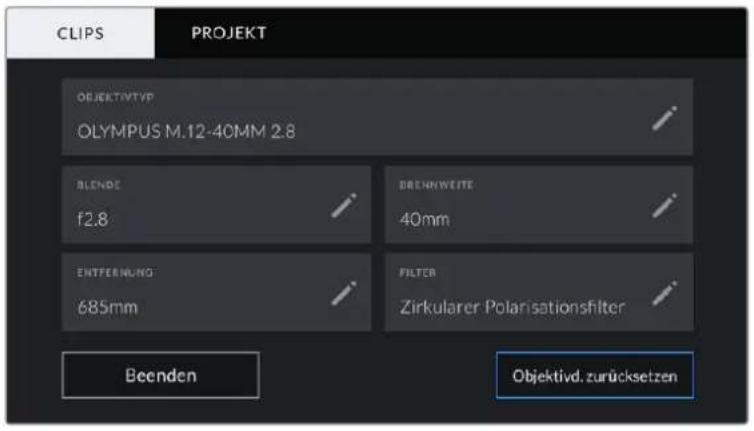 Blackmagic Design Pocket Cinema Camera 4K - OBJEKTIVDATEN - 1