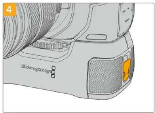 Blackmagic Design Pocket Cinema Camera 4K - Pour fixer la Blackmagic Pocket Camera Battery Grip : - 4