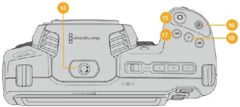 Blackmagic Design Pocket Cinema Camera 4K - Top Panel - 1