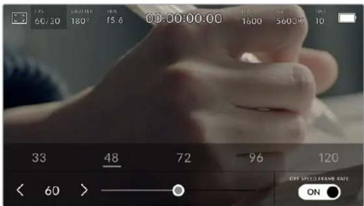 Blackmagic Design Pocket Cinema Camera 4K - Sensor Frame Rate - 1