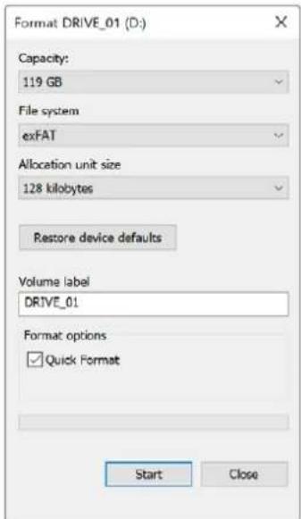 Blackmagic Design Pocket Cinema Camera 4K - Preparing Media on Windows - 1