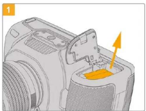 Blackmagic Design Pocket Cinema Camera 4K - Blackmagic Pocket Camera Battery Gripを取り付む: - 1