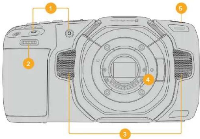 Blackmagic Design Pocket Cinema Camera 4K - Kameravorderseite - 1