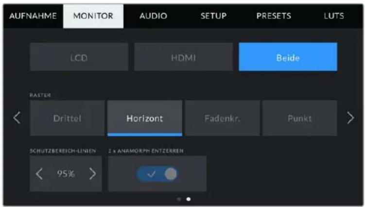 Blackmagic Design Pocket Cinema Camera 4K - MONITOR-Einstellungen „Beide" Seite 2 - 1