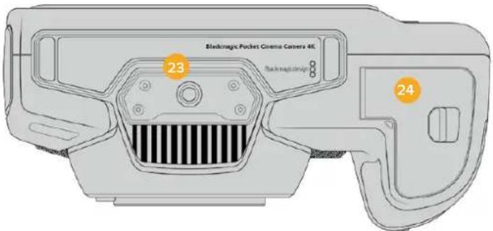 Blackmagic Design Pocket Cinema Camera 4K - Kameraunterseite - 1